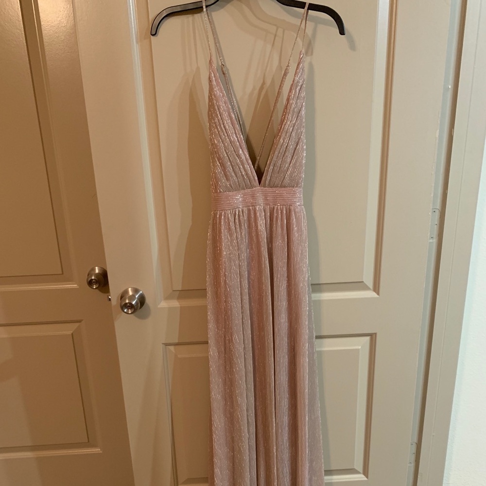 Pink wine dress